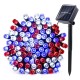 Luces Solares 100 Leds De Colores Ideal Arbol de Navidad
