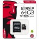 Memoria Micro Sd 64 Gb Clase 10 Kingston SDCS2/64GB